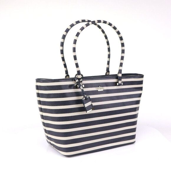 NEW Kate Spade Seaside Navy Stripe Small Harmony O Tote - Picture 6 of 11